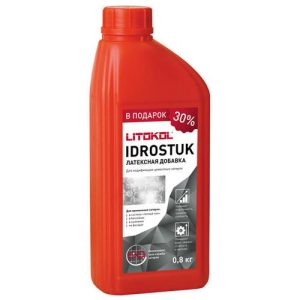 Добавка латексная LITOKOL Idrostuk для затирок 0,8кг