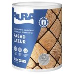 Средство деревозащитное Aura Fasad Lazur белая 2,5л