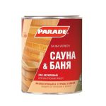 Лак акриловый Parade Classic L30 Сауна & Баня полуматовый 0,9 л