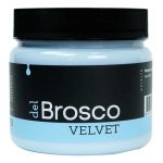 Краска акриловая DEL BROSCO Velvet интерьерная 0,4л голубая