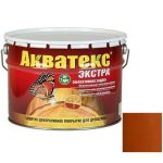 Покрытие алкидное защитно-декоративное для древесины Акватекс Экстра полуглянцевое Груша 3 л