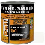 Грунт-эмаль по ржавчине Dali 3 в 1 гладкая RAL 9010 белая 2 л