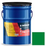 Эмаль алкидная профессиональная Mokke ПФ-115 зеленая 20 кг