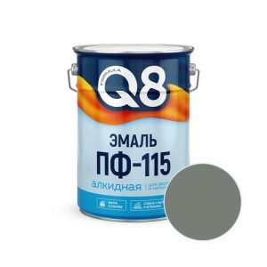 Эмаль FORMULA Q8 ПФ-115 Темно-серый 20 кг