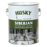 Краска фасадная HUSKY SIBERIAN для дерева база С 2,7л