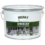 Краска фасадная HUSKY SIBERIAN для дерева база А 9л белая