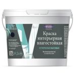 Краска Virtuoso Premium, влагостойкая, интерьерная, супербелая, 7 кг