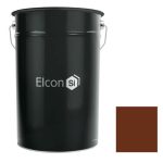 Грунт-эмаль антикоррозионная Elcon ХВ-0278 коричневая RAL 8017 25 кг