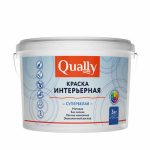 Краска Интерьерная QUALLY Матовая Супербелая (3кг)