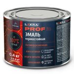 Эмаль алкидная ЛАКРА Prof it термостойкая антикоррозионная до 500С черная 0,4кг
