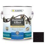 Эмаль по ржавчине Лакра Hammer Effect молотковая коричневая 2,5 кг