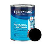 Эмаль ПРЕСТИЖ ПФ-115 Черный 0,9 кг