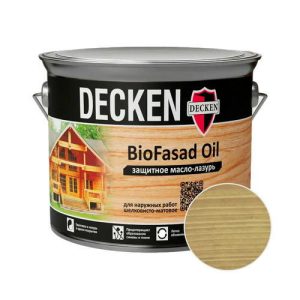 Масло-лазурь DECKEN Bio Fasad Oil Wood Бук 2,5 л