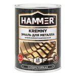 Эмаль термостойкая HAMMER Kremny для металла 0,8кг черная RAL9011