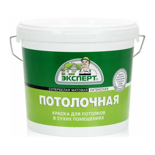 В/Д краска ПОТОЛОЧНАЯ с/б Эксперт 7кг