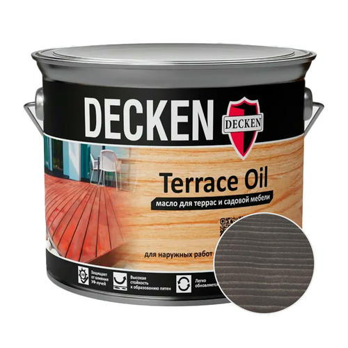 Масло DECKEN Terrase Oil Wood для террас Палисандр 2,5 л