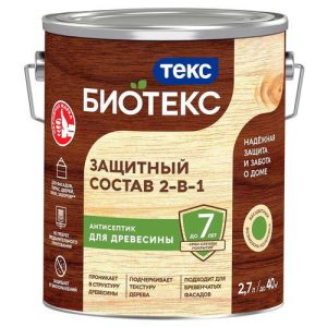 Защитный состав Биотекс Универсал бесцветный 2,7л