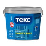 Эмаль универсальная Текс акриловая глянцевая D (2,7 л)