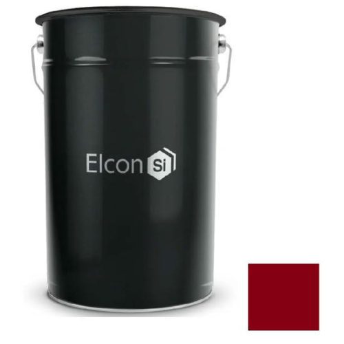 Эмаль термостойкая Elcon КО-870 400 градусов ярко-красная 25 кг