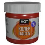 Паста колеровочная высококонцентрированная VGT ярко-красная 0,1 кг