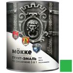 Грунт-эмаль алкидно-уретановая Mokke 00984 3 в 1 зеленая 0,9 кг