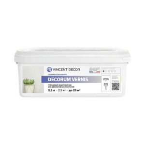Защитный лак VINCENT DECOR Декорум Вернис 2,5 л