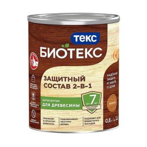 Антисептик Текс Bioteks состав 2в1 махагон (0,8 л)