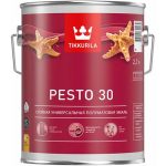 Эмаль универсальная стойкая Tikkurila PESTO 30 A полуматовая белая (2,7л)