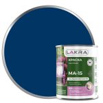 Краска масляная ЛАКРА МА-15 синяя 0,9кг