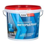 Краска интерьерная Pufas Decoself белая, морозостойкая (6,5 кг)