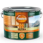 Пропитка декоративная для защиты древесины Pinotex Ultra AWB Орегон 9 л