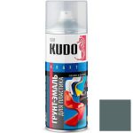 Грунт-эмаль для пластика Kudo KU-6001 аэрозольный серый 520 мл