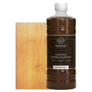 Морилка деревозащитная MASTERGOOD лиственница 0,5л
