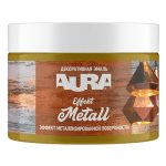 Эмаль декоративная AURA Effekt Metall серебро 0,25 кг