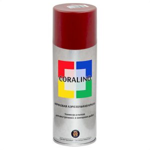 Краска аэрозольная CORALINO RAL 8004 медно-коричневый 520мл