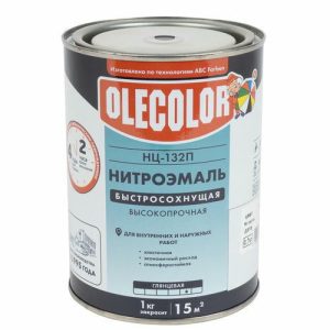 Эмаль НЦ-132П Olecolor черная 0,7 кг