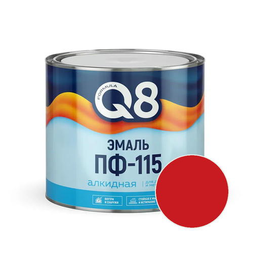 Эмаль FORMULA Q8 ПФ-115 Красный 1,9 кг