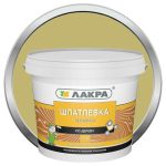 Шпатлевка акриловая по дереву Лакра Дуб 1,5 кг