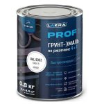 Грунт-эмаль по ржавчине 4 в 1 Лакра Prof it База А RAL 9003 0,8 кг