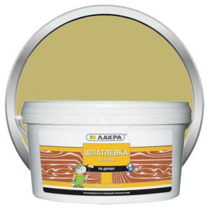 Шпатлевка акриловая по дереву Лакра Дуб 0,6 кг