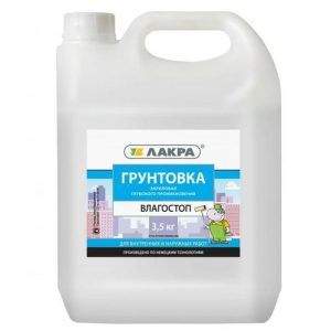 Грунт Лакра Влагостоп 3,5 кг