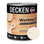 Масло DECKEN Worktop Oil Spice для рабочих поверхностей Белый 0,75 л