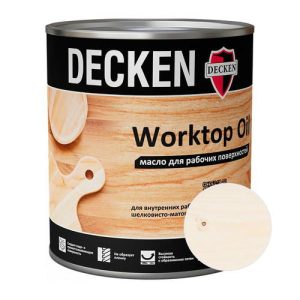 Масло DECKEN Worktop Oil Spice для рабочих поверхностей Белый 0,75 л