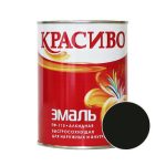 Эмаль КРАСИВО ПФ-115 Черный 0,8 кг