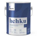 Краска в/д TALATU Hehku для потолка глубокоматовая 2,7 л белая