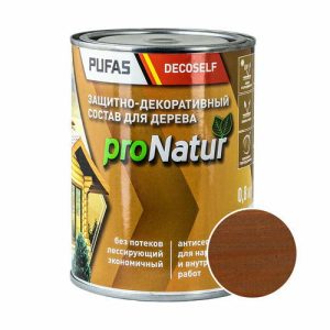 Антисептик лессирующий для дерева Pufas ProNatur орех (0,8 л)