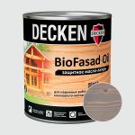 Масло-лазурь DECKEN Bio Fasad Oil Spice Базальт 0,75 л