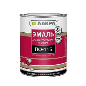 Эмаль Лакра ПФ-115 белая матовая 1 кг
