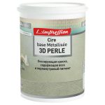 Краска лессирующая LIMPRESSION Cire base metallisee 3d Perle 0,8л