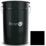 Эмаль термостойкая Elcon Max Therm 400 градусов чёрная 25 кг
